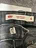 Levi's Solid Gray Jeans Size 4 - photo 3