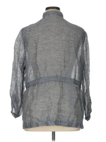 Chico's 3/4 Sleeve Button-Down Shirt (view 2)