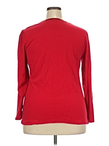 Just My Size Long Sleeve Blouse (view 2)