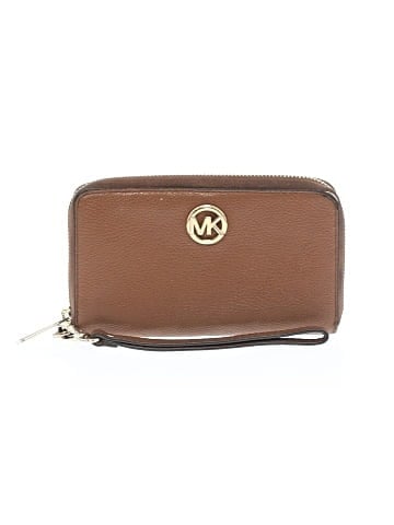 MICHAEL Michael Kors Leather Wristlet (view 1)