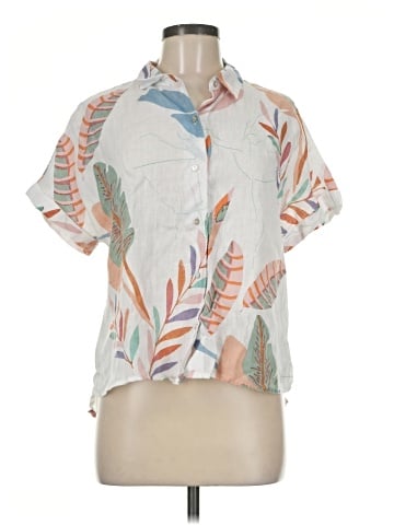 Cynthia Rowley Short Sleeve Blouse (view 1)