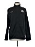 Nike 100% Polyester Black Track Jacket Size M - photo 1