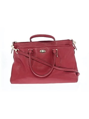 Coach Factory Leather Satchel (view 1)