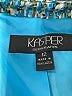 Kasper 100% Polyester Animal Print Teal Jacket Size 12 - photo 3