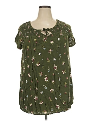 Faded Glory Short Sleeve Blouse (view 1)