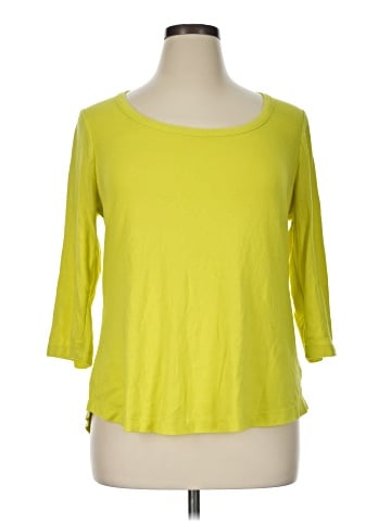Lane Bryant 3/4 Sleeve T-Shirt (view 1)