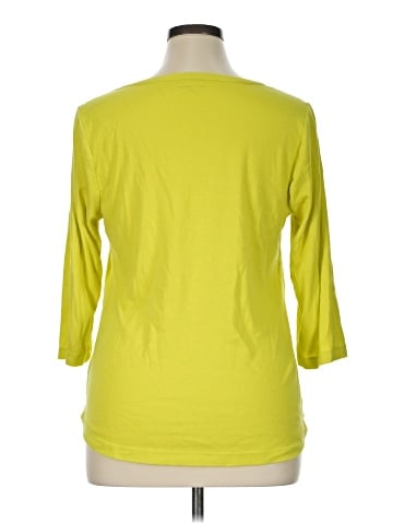 Lane Bryant 3/4 Sleeve T-Shirt (view 2)