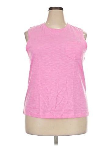 J.Crew Factory Store Sleeveless T-Shirt (view 1)