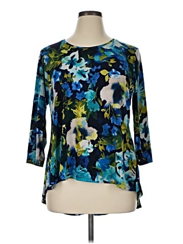 Susan Graver 3/4 Sleeve Blouse (view 1)