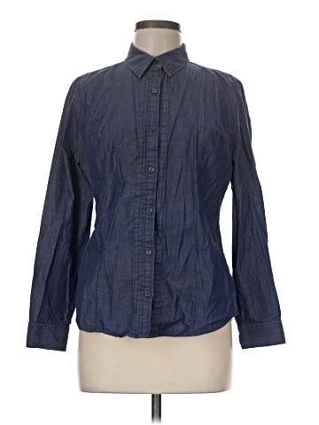 Express Long Sleeve Button-Down Shirt (view 1)