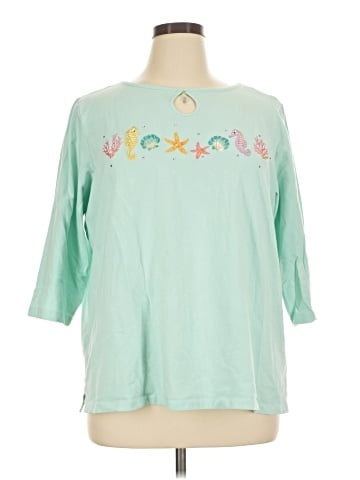 Quacker Factory 3/4 Sleeve Top (view 1)