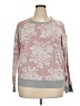 Splendid Floral Pink Pullover Sweater Size XXL - photo 1