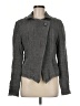 Peruvian Connection Chevron-herringbone Gray Jacket Size 8 - photo 1