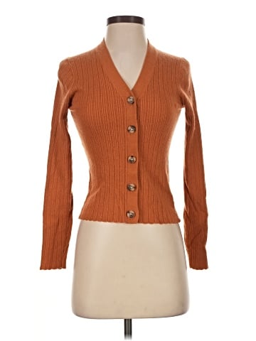 Madewell Pointelle Ribbed Cardigan Sweater (view 1)