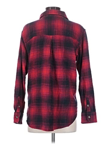 American Eagle Outfitters Long Sleeve Button-Down Shirt (view 2)