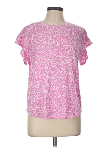 Crown & Ivy Short Sleeve Blouse (view 1)