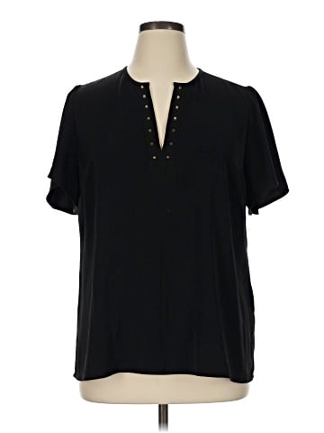 MICHAEL Michael Kors Short Sleeve Blouse (view 1)