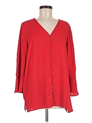 Investments 3/4 Sleeve Blouse (view 1)