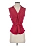 Express Red Sleeveless Blouse Size 5 - photo 1
