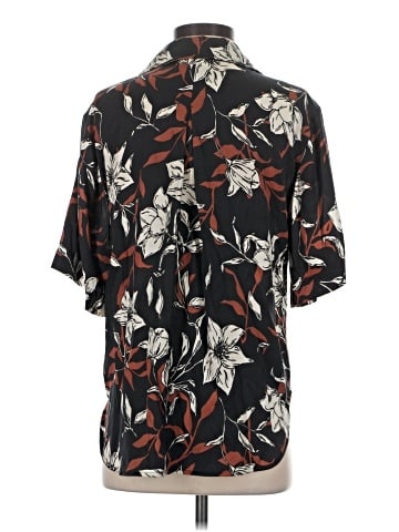 Rag & Bone Short Sleeve Silk Top (view 2)