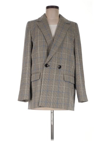 Madewell Caldwell Double-Breasted Blazer in Palmyra Plaid (view 1)