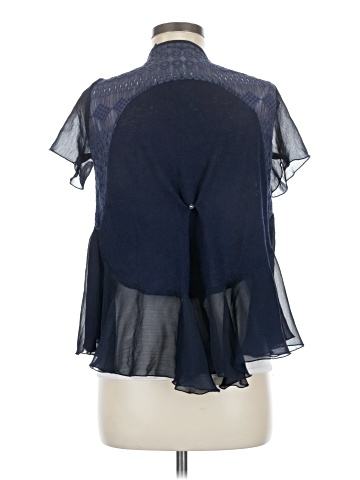 Knitted & Knotted Short Sleeve Blouse (view 2)