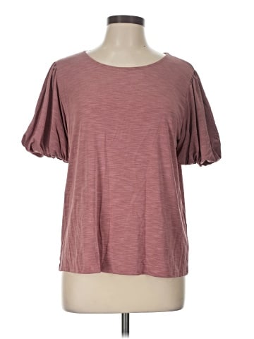 Green Envelope Short Sleeve Top (view 1)