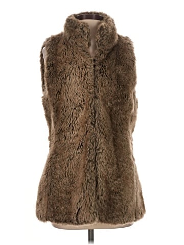 Banana Republic Faux Fur Vest (view 1)