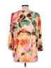 Ruby Rd. 100% Polyester Orange 3/4 Sleeve Blouse Size L - photo 2