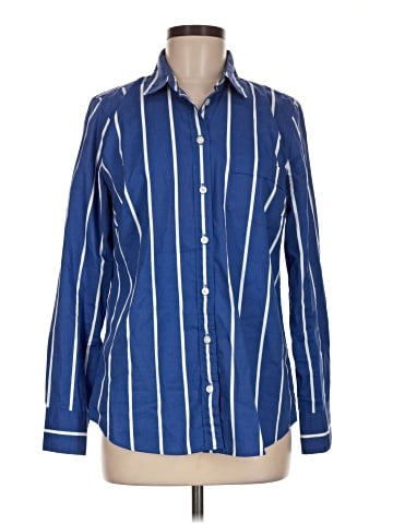 J.Crew Factory Store Long Sleeve Button-Down Shirt (view 1)