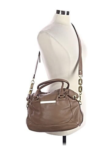 Calvin Klein Leather Satchel (view 2)