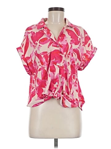 Kathy Ireland Short Sleeve Blouse (view 1)