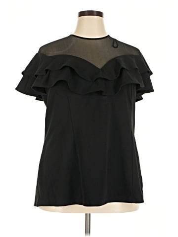City Chic Short Sleeve Top (view 1)