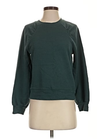 Madewell Gathered Puff-Sleeve Sweatshirt (view 1)