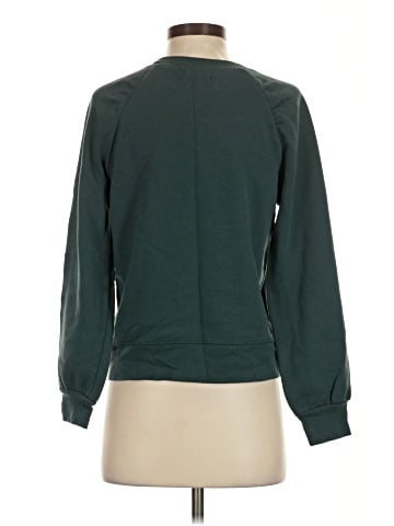 Madewell Gathered Puff-Sleeve Sweatshirt (view 2)