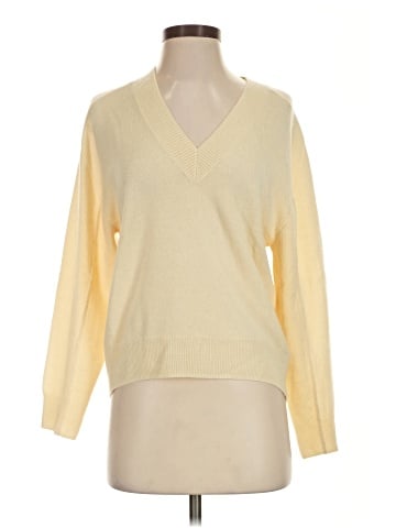 Madewell V-Neck Sweater in Cashmere (view 1)