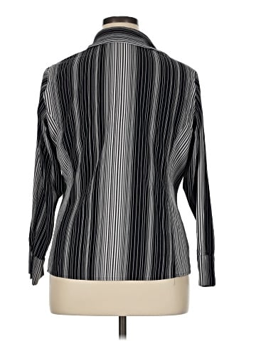 Ashley Stewart Long Sleeve Blouse (view 2)