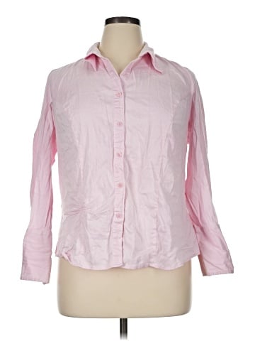 Lane Bryant Long Sleeve Button-Down Shirt (view 1)