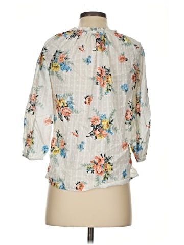 Ann Taylor LOFT 3/4 Sleeve Blouse (view 2)