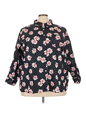 Tommy Hilfiger 3/4 Sleeve Button-Down Shirt (view 1)