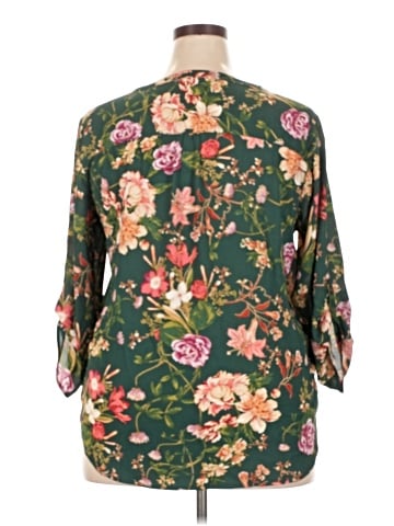 Maurices 3/4 Sleeve Blouse (view 2)