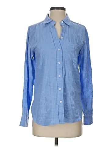 J.Crew Factory Store Long Sleeve Button-Down Shirt (view 1)