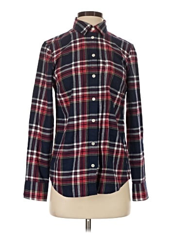 J.Crew Factory Store Long Sleeve Button-Down Shirt (view 1)
