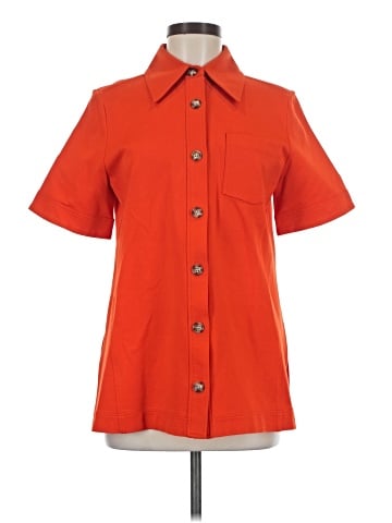 Victoria Beckham Short Sleeve Button-Down Shirt (view 1)