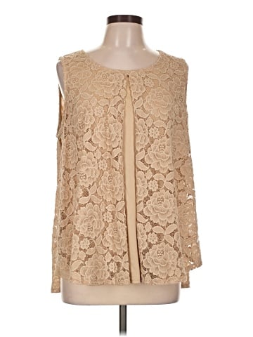 Brittany Black Sleeveless Blouse (view 1)