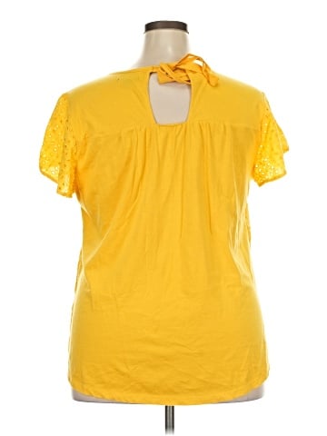 Lane Bryant Short Sleeve Blouse (view 2)
