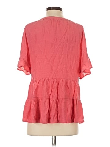 Umgee Short Sleeve Blouse (view 2)