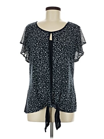 Christopher & Banks Short Sleeve Blouse (view 1)