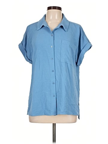Calvin Klein Short Sleeve Blouse (view 1)