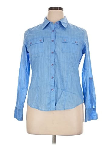 Style&Co Long Sleeve Button-Down Shirt (view 1)